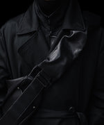 画像をギャラリービューアに読み込む, ssstein(シュタイン)のCOTTON SATIN OVERSIZED DOUBLE BREASTED COAT - BLACKの公式通販サイトsession福岡セレクトショップ

