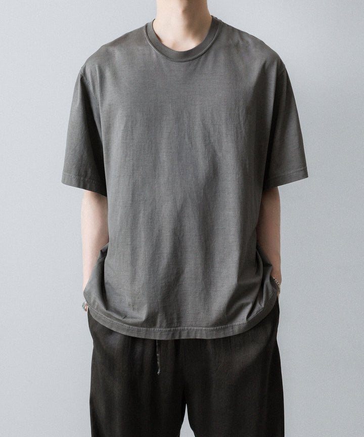 VEIN ヴェインの100/3 SUEDE JERSEY DISTRESSED VESSEL S/S TEE - GRAYの公式通販サイトsession福岡セレクトショップ