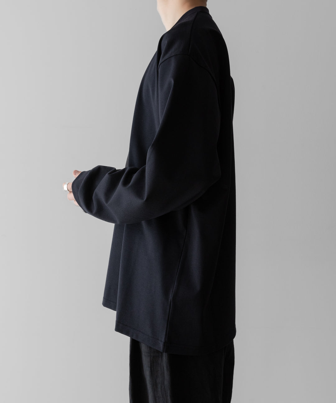 ssstein(シュタイン)のOVERSIZED LONG SLEEVE TEE [TWIST] - DARK NAVYの公式通販サイトsession福岡セレクトショップ