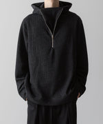 画像をギャラリービューアに読み込む, VEIN ヴェインのWO/PE QUARTER GAUGE KNIT HOODED PULLOVER SHIRT - X.GRAYの公式通販サイトsession福岡セレクトショップ
