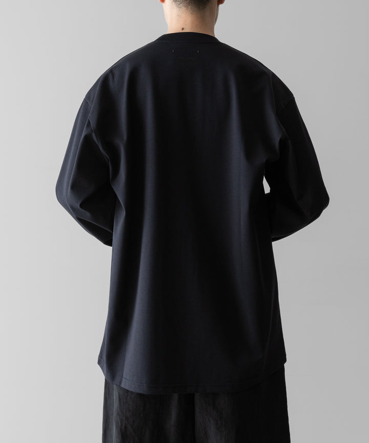 ssstein(シュタイン)のOVERSIZED LONG SLEEVE TEE [TWIST] - DARK NAVYの公式通販サイトsession福岡セレクトショップ