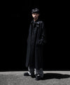 【ssstein】OVERSIZED INVESTIGATED COAT - BLACK