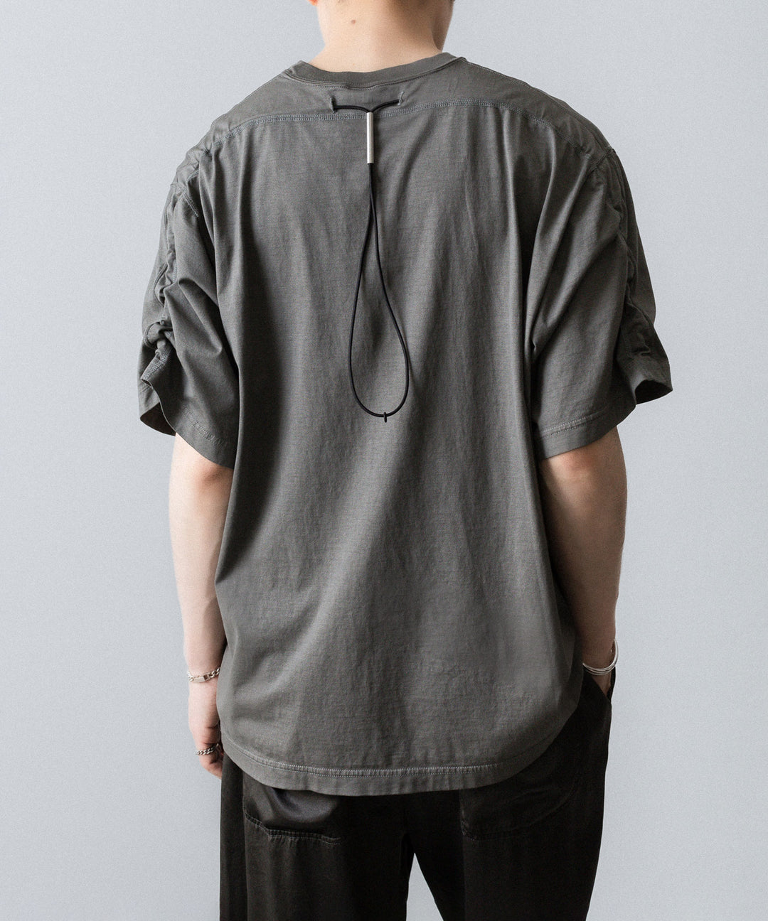 VEIN ヴェインの100/3 SUEDE JERSEY DISTRESSED VESSEL S/S TEE - GRAYの公式通販サイトsession福岡セレクトショップ