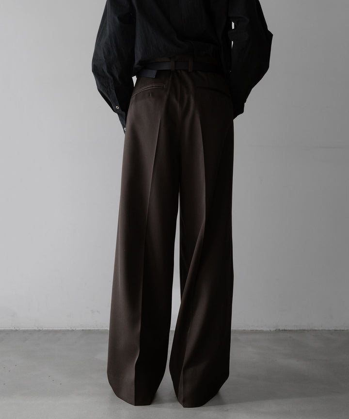 stein(シュタイン)の24SSコレクションEXTRA WIDE TROUSERS のMILITARY KHAKI sessionセッション福岡セレクトショップ 公式通販サイト
