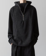 画像をギャラリービューアに読み込む, VEIN ヴェインのWO/PE QUARTER GAUGE KNIT HOODED PULLOVER SHIRT - X.GRAYの公式通販サイトsession福岡セレクトショップ
