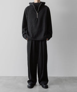 VEIN ヴェインのWO/PE QUARTER GAUGE KNIT HOODED PULLOVER SHIRT - X.GRAYの公式通販サイトsession福岡セレクトショップ