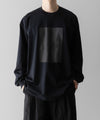 【ssstein】OVERSIZED LONG SLEEVE TEE [TWIST] - DARK NAVY