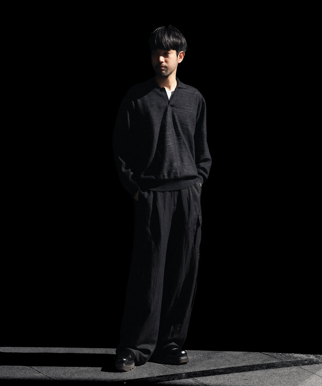 ssstein(シュタイン)のVIS/LI/RA TWILL CARGO TROUSERS - BLACKの公式通販サイトsession福岡セレクトショップ