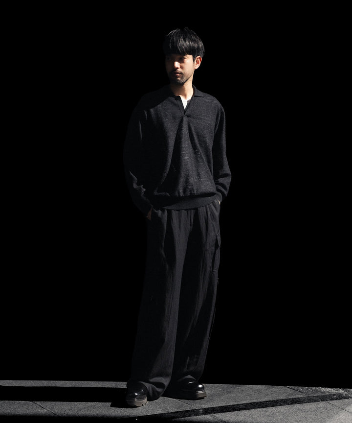 ssstein(シュタイン)のVIS/LI/RA TWILL CARGO TROUSERS - BLACKの公式通販サイトsession福岡セレクトショップ