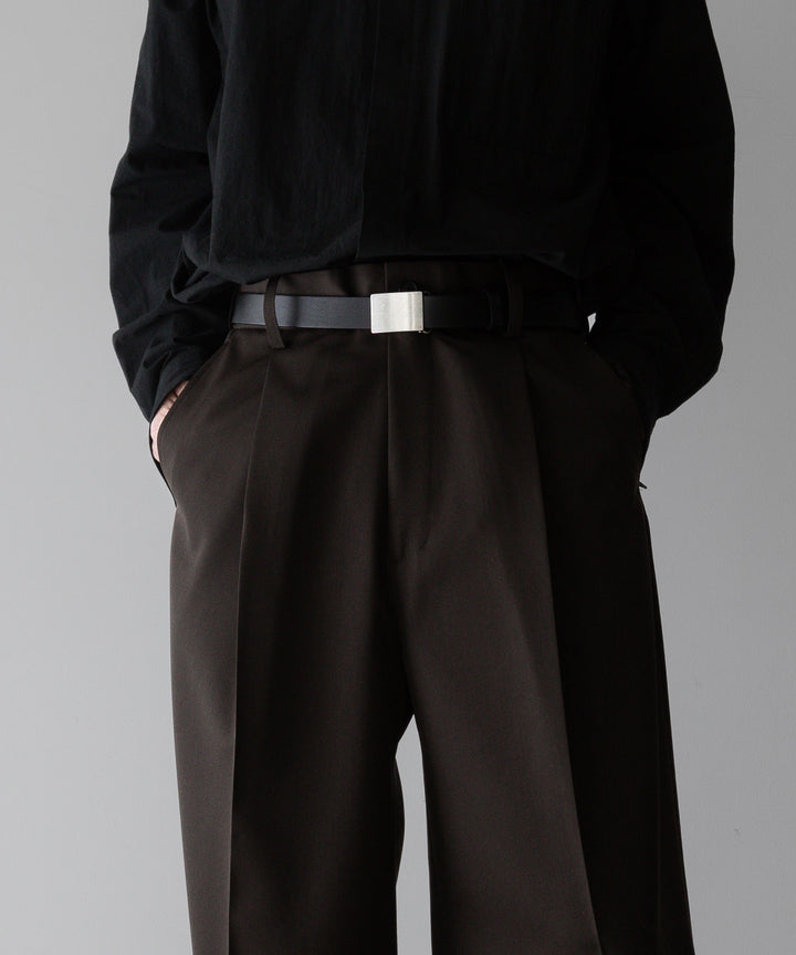 stein(シュタイン)の24SSコレクションEXTRA WIDE TROUSERS のMILITARY KHAKI sessionセッション福岡セレクトショップ 公式通販サイト