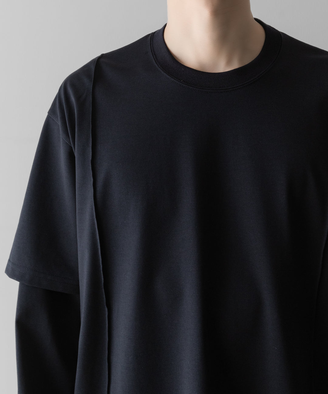 ssstein(シュタイン)のOVERSIZED LAYERED SLEEVE TEE - DARK NAVYの公式通販サイトsession福岡セレクトショップ
