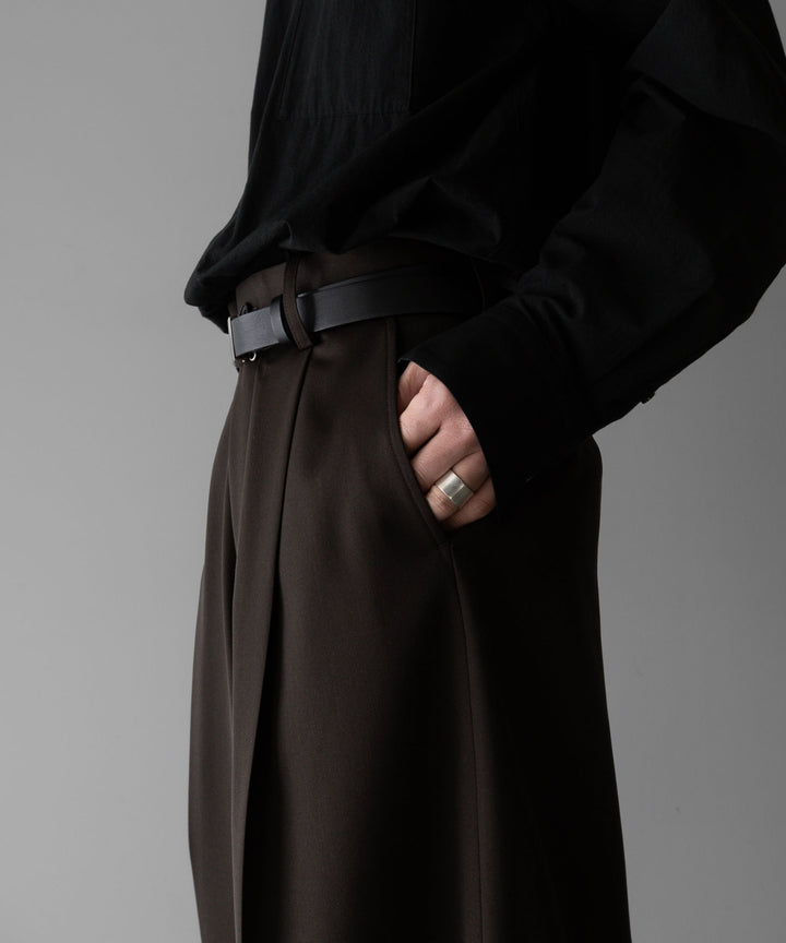 stein(シュタイン)の24SSコレクションEXTRA WIDE TROUSERS のMILITARY KHAKI sessionセッション福岡セレクトショップ 公式通販サイト