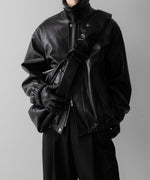 画像をギャラリービューアに読み込む, ssstein(シュタイン)のLEATHER ZIP SHORT JACKET - BLACKの公式通販サイトsession福岡セレクトショップ
