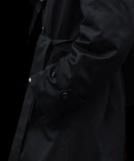 画像をギャラリービューアに読み込む, ssstein(シュタイン)のCOTTON SATIN OVERSIZED DOUBLE BREASTED COAT - BLACKの公式通販サイトsession福岡セレクトショップ
