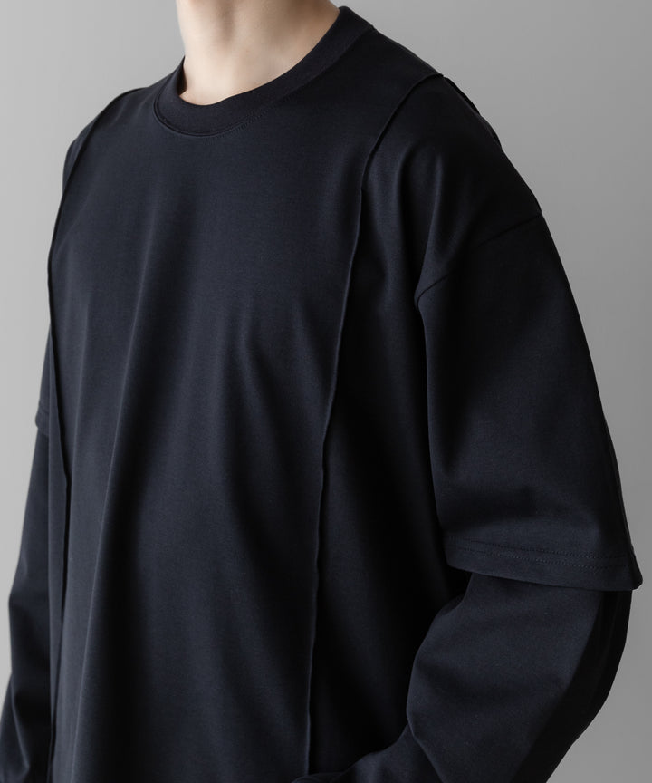 ssstein(シュタイン)のOVERSIZED LAYERED SLEEVE TEE - DARK NAVYの公式通販サイトsession福岡セレクトショップ

