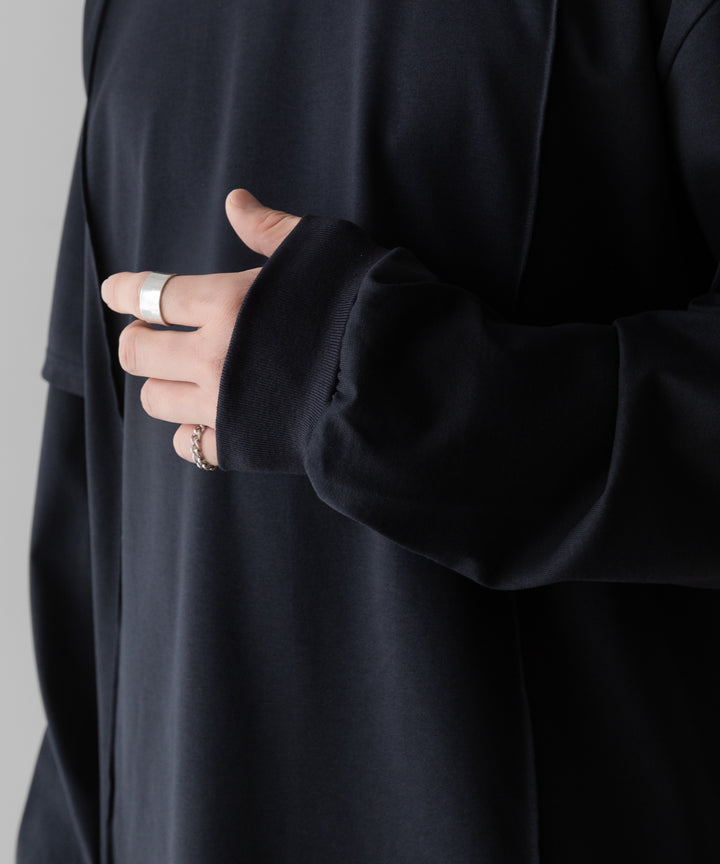 ssstein(シュタイン)のOVERSIZED LAYERED SLEEVE TEE - DARK NAVYの公式通販サイトsession福岡セレクトショップ

