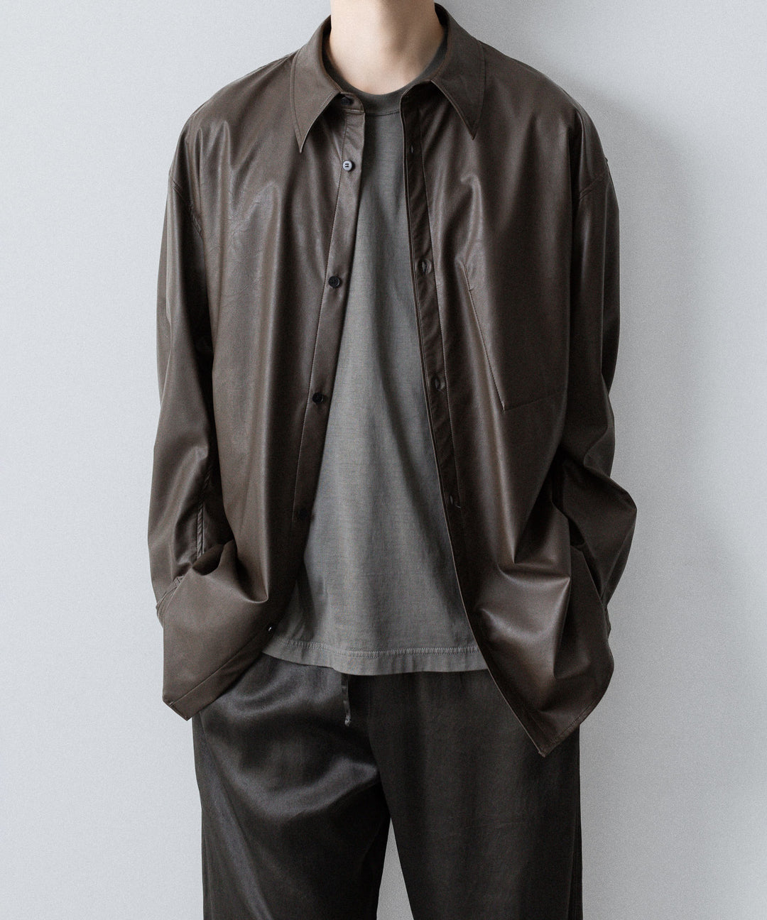 VEIN ヴェインの100/3 SUEDE JERSEY DISTRESSED VESSEL S/S TEE - GRAYの公式通販サイトsession福岡セレクトショップ