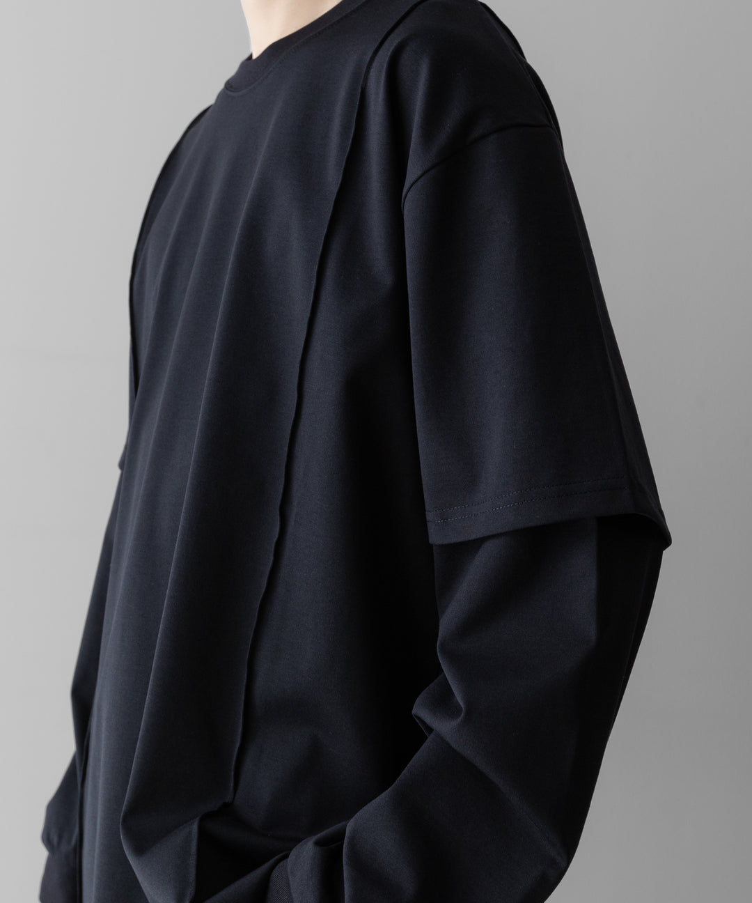 ssstein(シュタイン)のOVERSIZED LAYERED SLEEVE TEE - DARK NAVYの公式通販サイトsession福岡セレクトショップ
