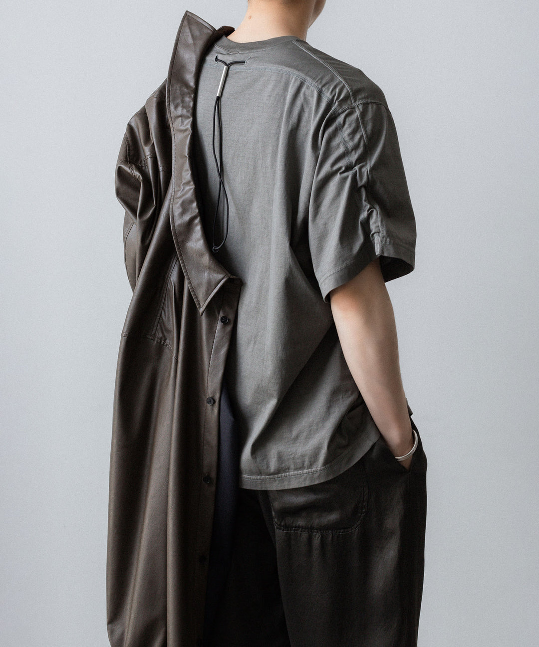 VEIN ヴェインの100/3 SUEDE JERSEY DISTRESSED VESSEL S/S TEE - GRAYの公式通販サイトsession福岡セレクトショップ