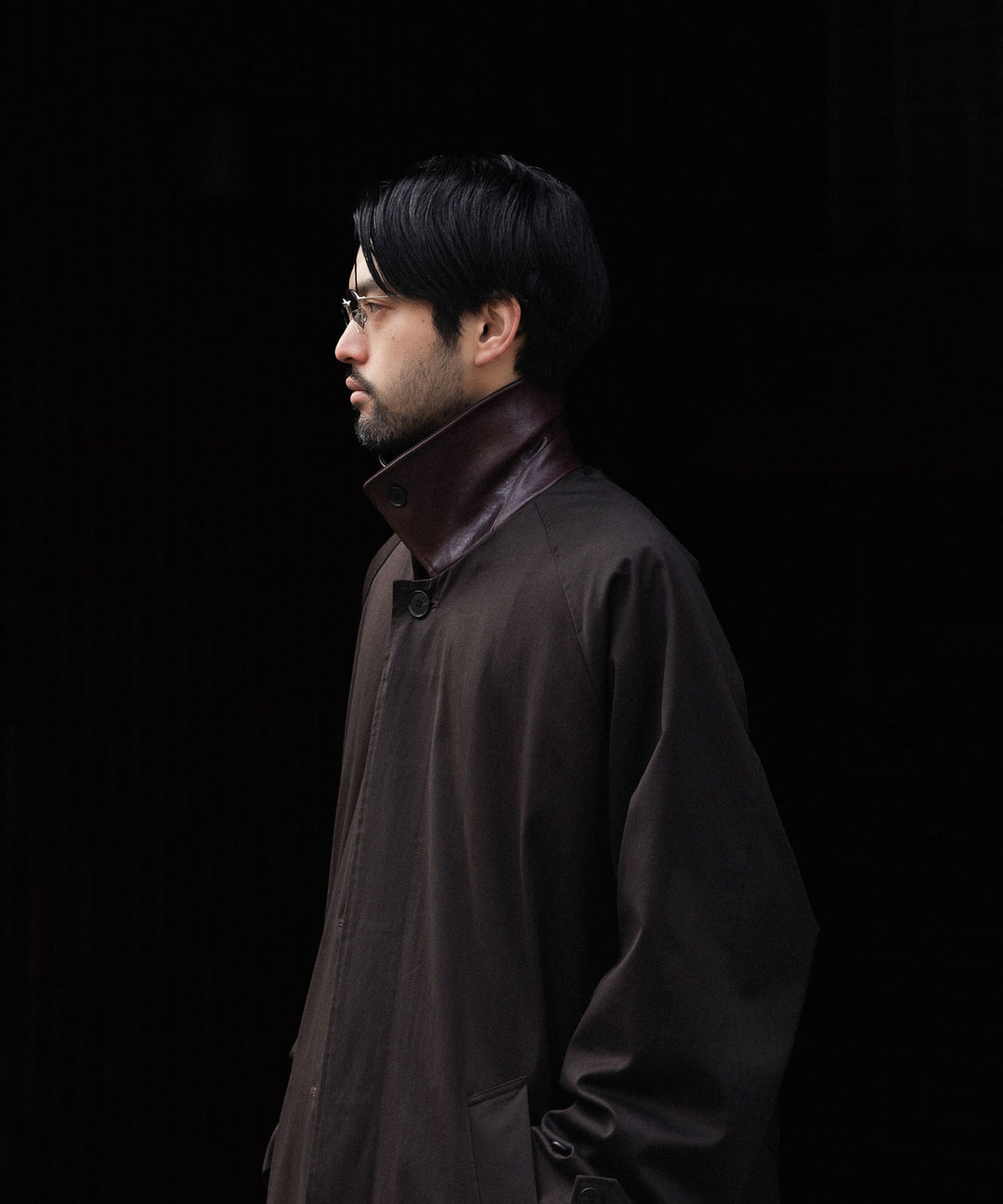 ssstein(シュタイン)のOVERSIZED LAYERED COMBINATION COAT - DARK BROWNの公式通販サイトsession福岡セレクトショップ