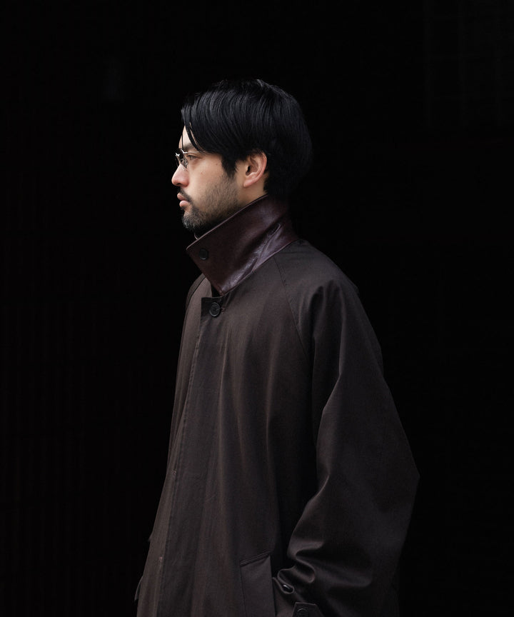 ssstein(シュタイン)のOVERSIZED LAYERED COMBINATION COAT - DARK BROWNの公式通販サイトsession福岡セレクトショップ