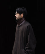 画像をギャラリービューアに読み込む, ssstein(シュタイン)のOVERSIZED LAYERED COMBINATION COAT - DARK BROWNの公式通販サイトsession福岡セレクトショップ
