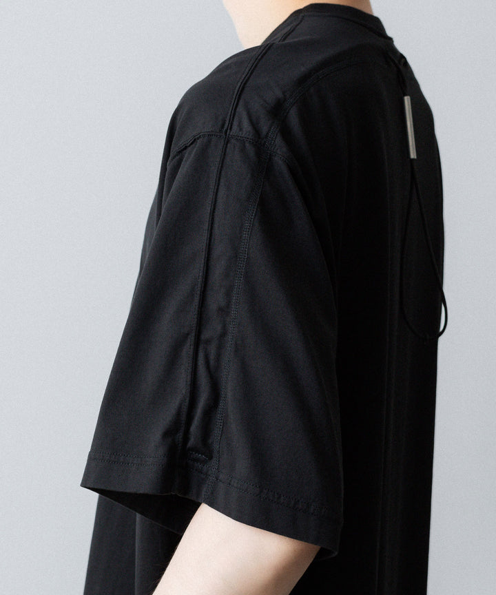 VEIN ヴェイン 100/3 SUEDE JERSEY VESSEL S/S TEEのBLACK公式通販サイトsession福岡セレクトショップ