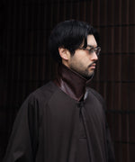 画像をギャラリービューアに読み込む, ssstein(シュタイン)のOVERSIZED LAYERED COMBINATION COAT - DARK BROWNの公式通販サイトsession福岡セレクトショップ
