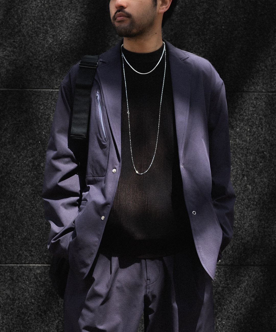 ssstein(シュタイン)のDISCOLORATION RIB KNIT LS - BLACKの公式通販サイトsession福岡セレクトショップ