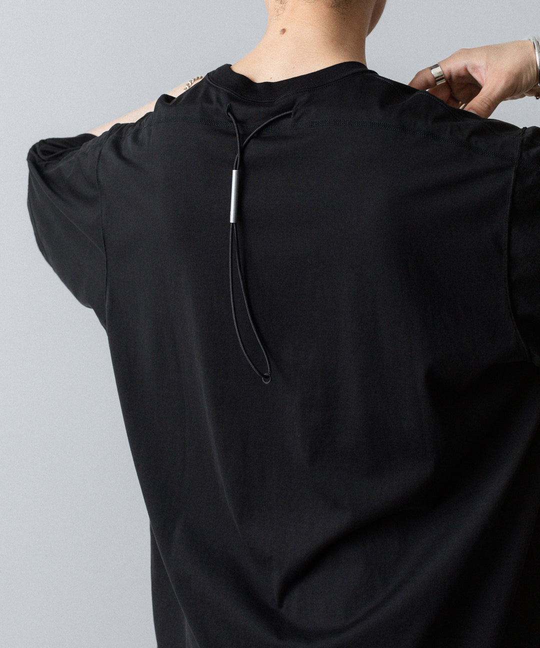 VEIN ヴェイン 100/3 SUEDE JERSEY VESSEL S/S TEEのBLACK公式通販サイトsession福岡セレクトショップ