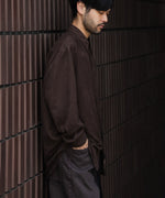 画像をギャラリービューアに読み込む, VEIN ヴェインのSYNTHETIC SUEDE LEATHER L/S SHIRT - BROWNの公式通販サイトsession福岡セレクトショップ

