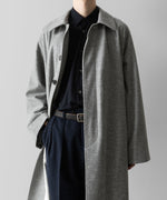 画像をギャラリービューアに読み込む, 【INTÉRIM】VIRGIN WOOL AND CASHMERE FLANNEL 2-TUCK STRAIGHT SLACKS - TOP NAVY
