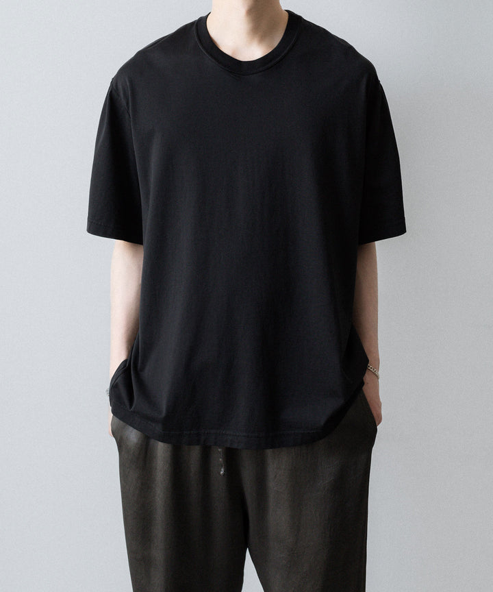 VEIN ヴェイン 100/3 SUEDE JERSEY VESSEL S/S TEEのBLACK公式通販サイトsession福岡セレクトショップ