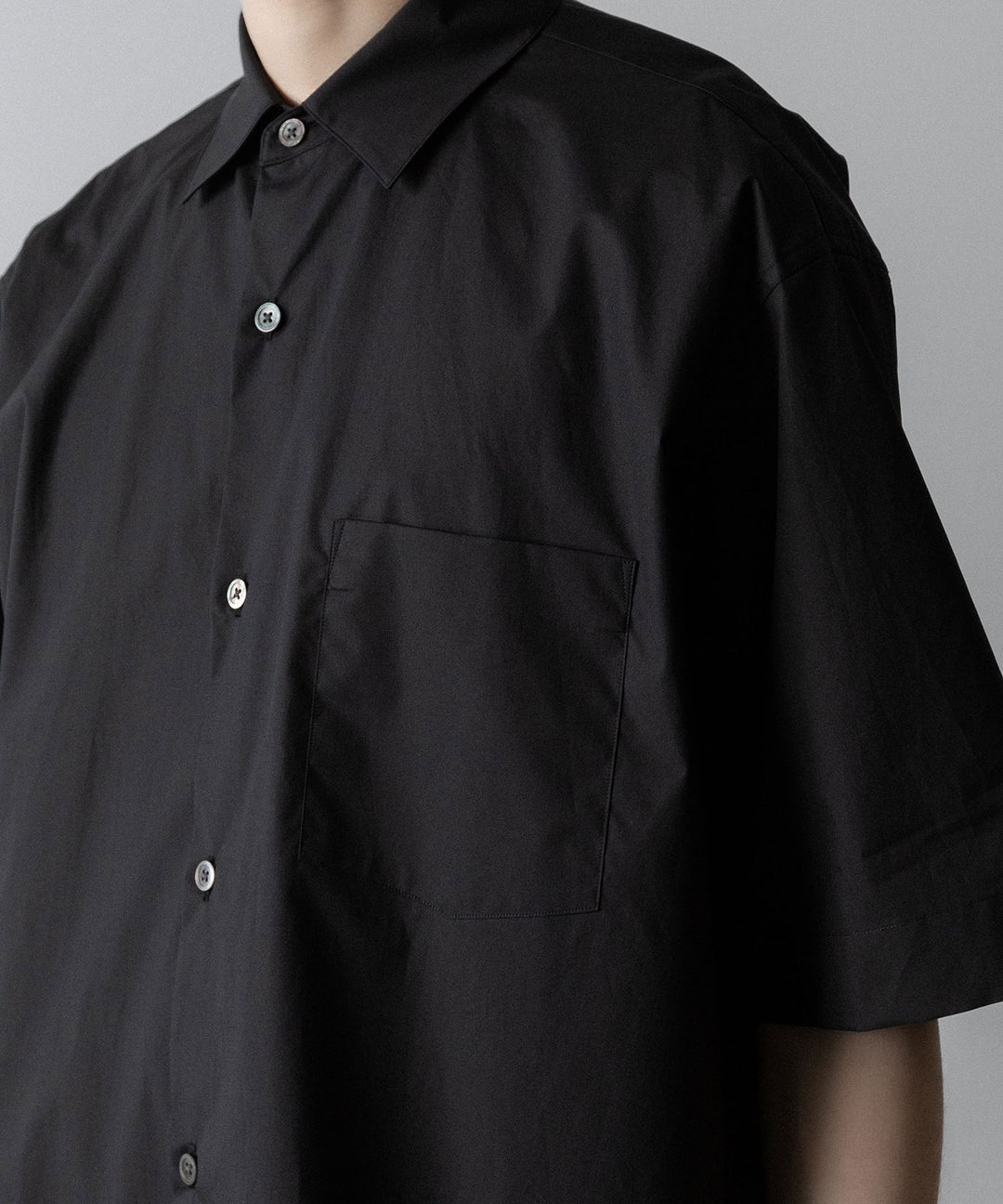 ssstein(シュタイン)のOVERSIZED SS SHIRT - BLACKの公式通販サイトsession福岡セレクトショップ