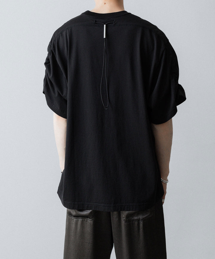 VEIN ヴェイン 100/3 SUEDE JERSEY VESSEL S/S TEEのBLACK公式通販サイトsession福岡セレクトショップ