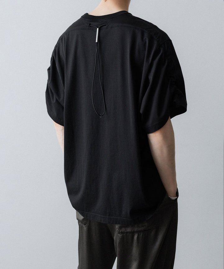 VEIN ヴェイン 100/3 SUEDE JERSEY VESSEL S/S TEEのBLACK公式通販サイトsession福岡セレクトショップ