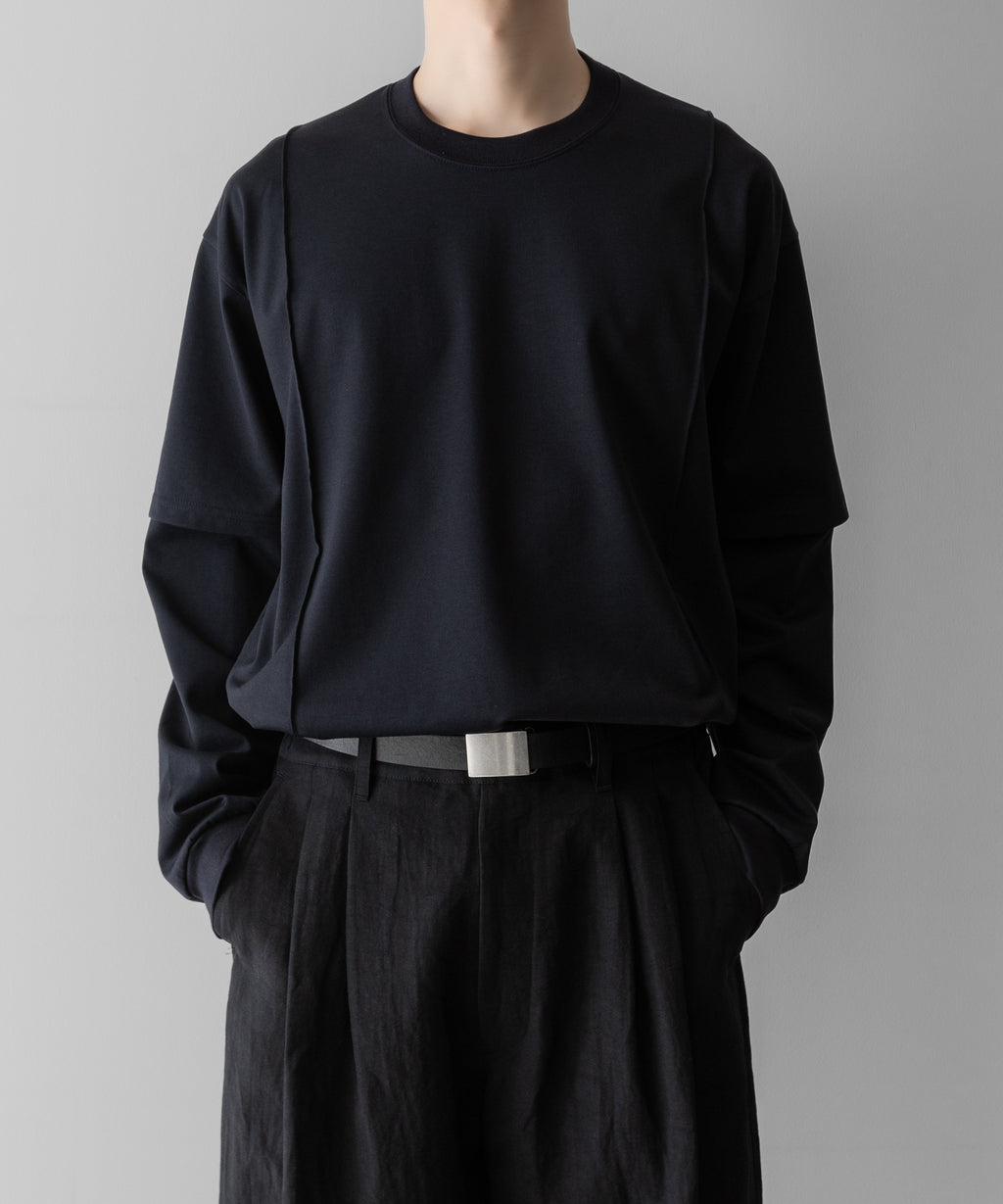 ssstein(シュタイン)のOVERSIZED LAYERED SLEEVE TEE - DARK NAVYの公式通販サイトsession福岡セレクトショップ
