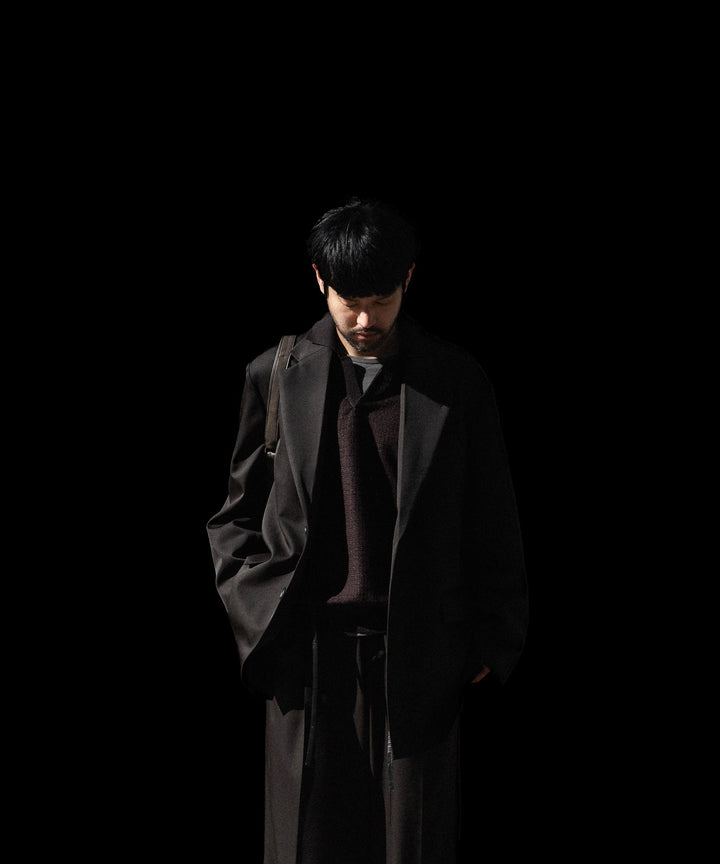 ssstein(シュタイン)のSLUB COTTON KNIT SKIPPER LS - DARK BROWNの公式通販サイトsession福岡セレクトショップ