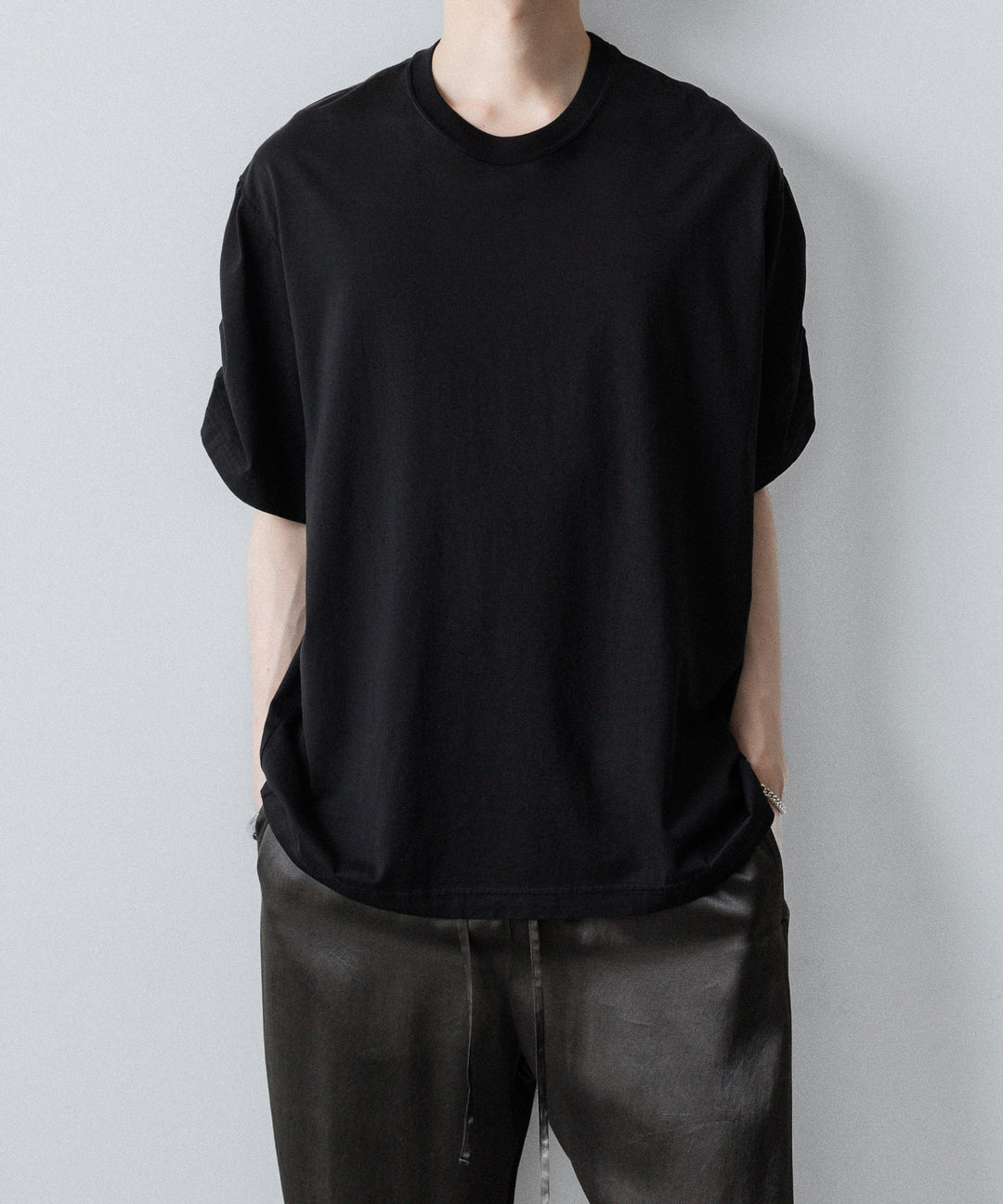 VEIN ヴェイン 100/3 SUEDE JERSEY VESSEL S/S TEEのBLACK公式通販サイトsession福岡セレクトショップ