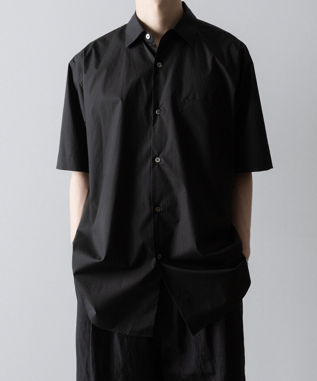 ssstein(シュタイン)のOVERSIZED SS SHIRT - BLACKの公式通販サイトsession福岡セレクトショップ