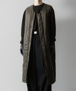 画像をギャラリービューアに読み込む, ssstein(シュタイン)の23AWコレクションPADDED MILITARY LONG VESTのMILITARY KHAKI sessionセッション福岡セレクトショップ 公式通販サイト
