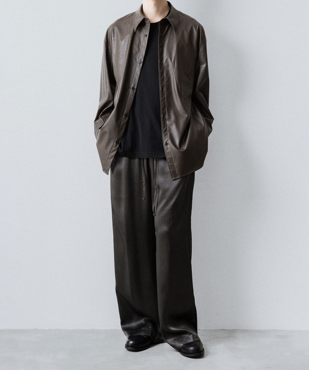 VEIN ヴェイン 100/3 SUEDE JERSEY VESSEL S/S TEEのBLACK公式通販サイトsession福岡セレクトショップ