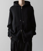 画像をギャラリービューアに読み込む, VEIN ヴェインのCO SWEAT ZIP UP HOODIE - BLACKの公式通販サイトsession福岡セレクトショップ
