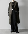 【ssstein】PADDED MILITARY LONG VEST - MILITARY KHAKI