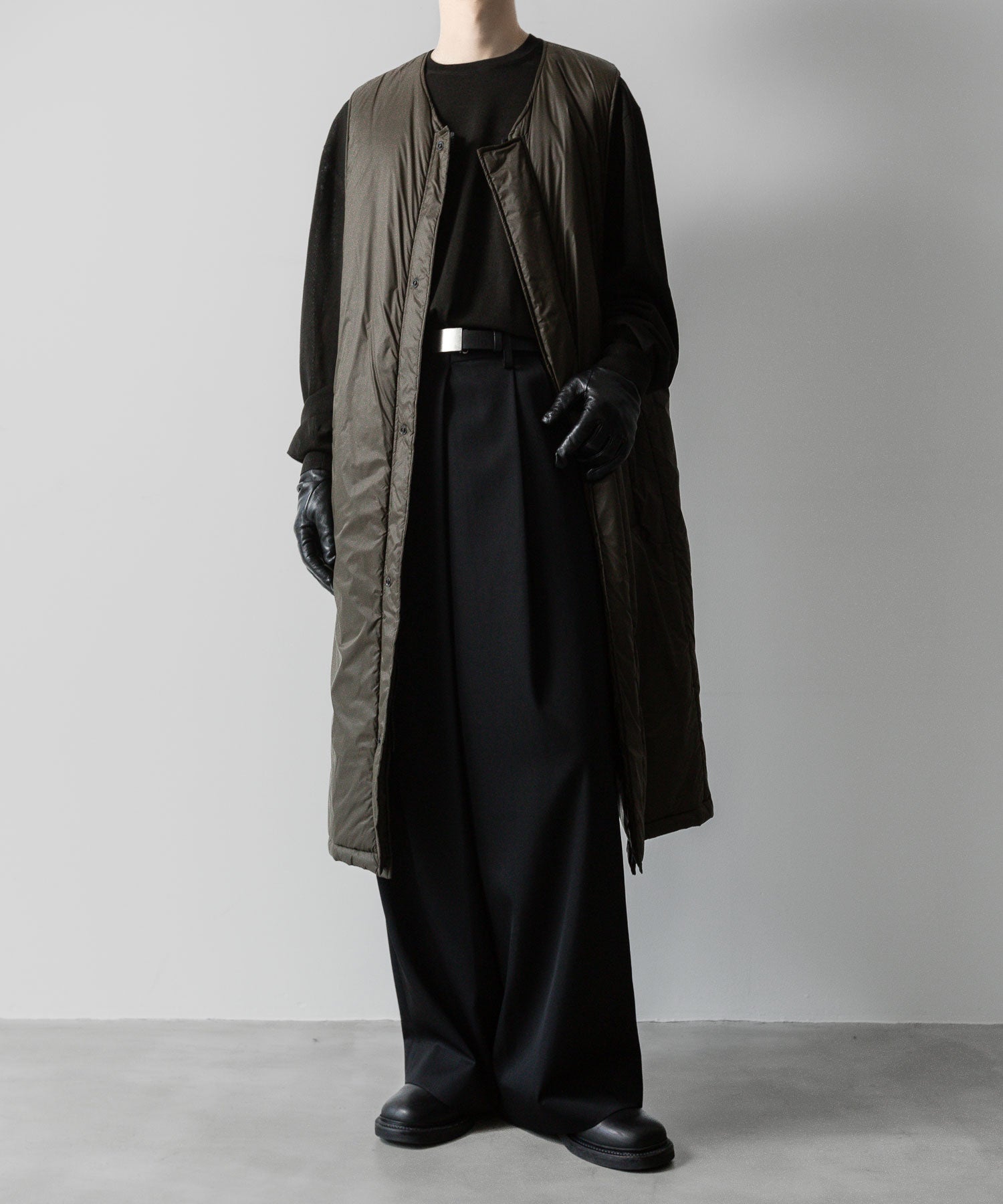 ジャケット・アウター stein Padded Military Long Coat ジャケット