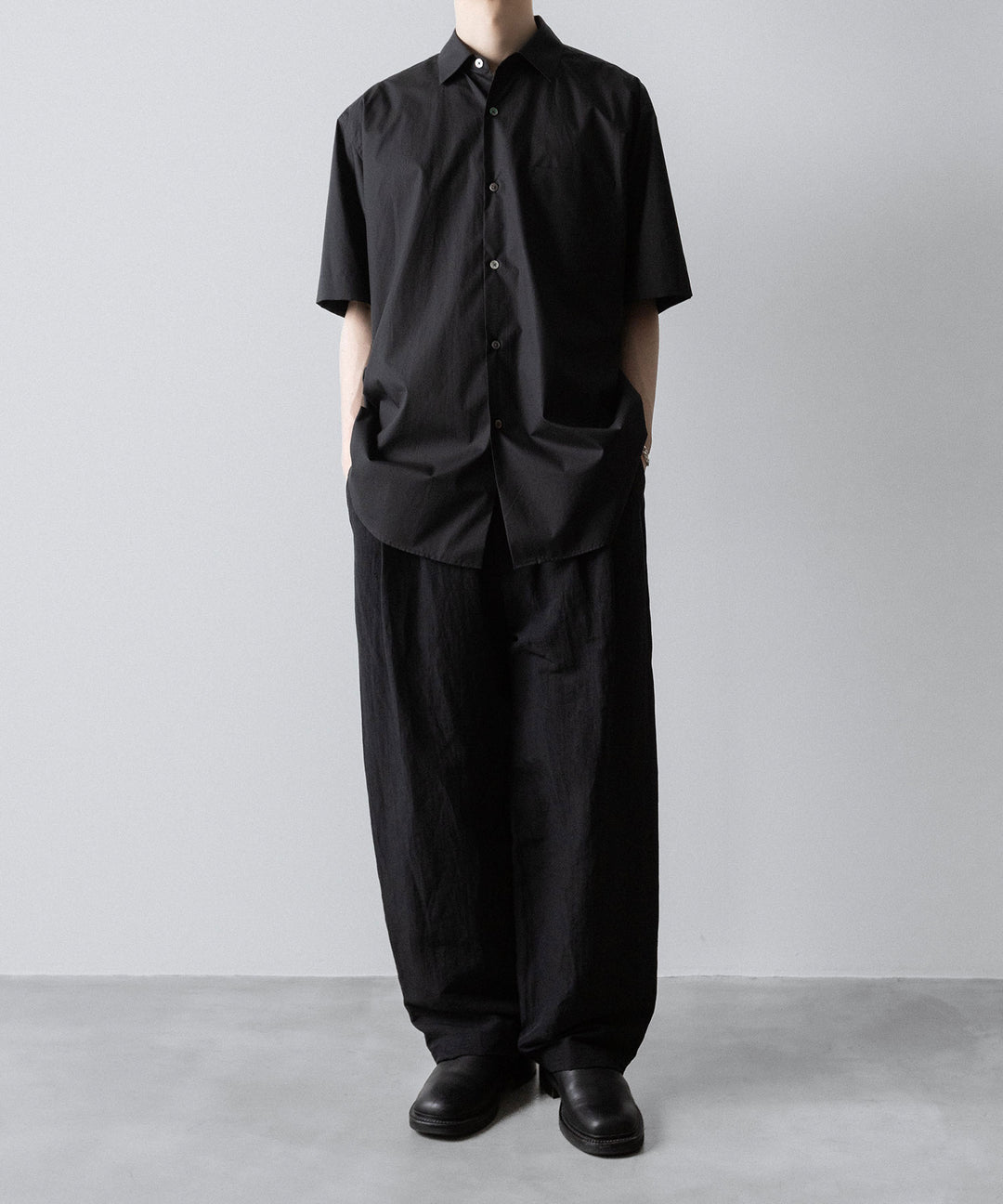 ssstein(シュタイン)のOVERSIZED SS SHIRT - BLACKの公式通販サイトsession福岡セレクトショップ
