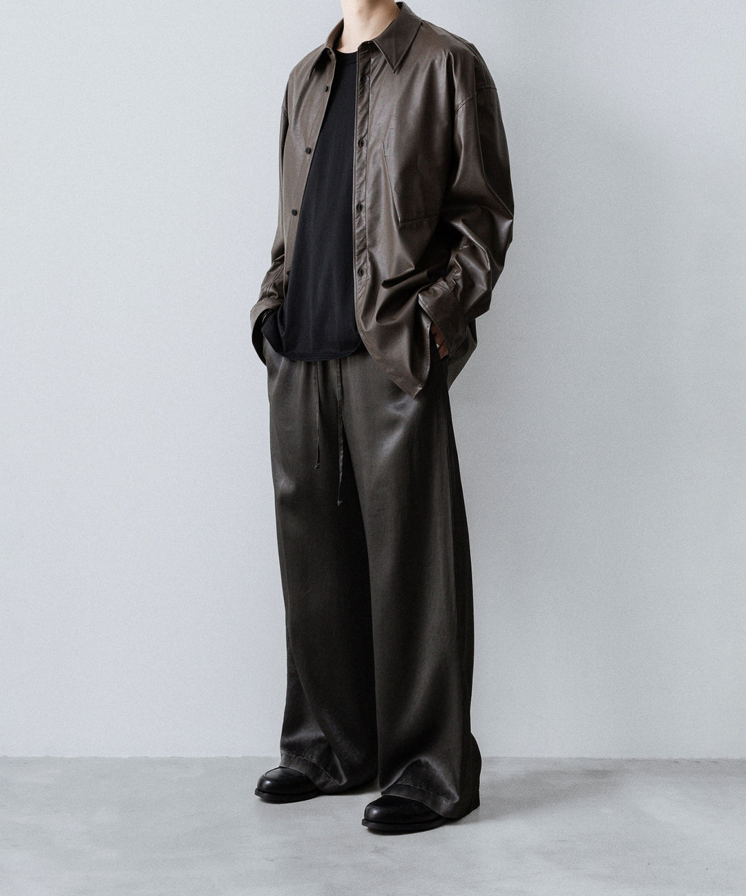 VEIN ヴェイン 100/3 SUEDE JERSEY VESSEL S/S TEEのBLACK公式通販サイトsession福岡セレクトショップ