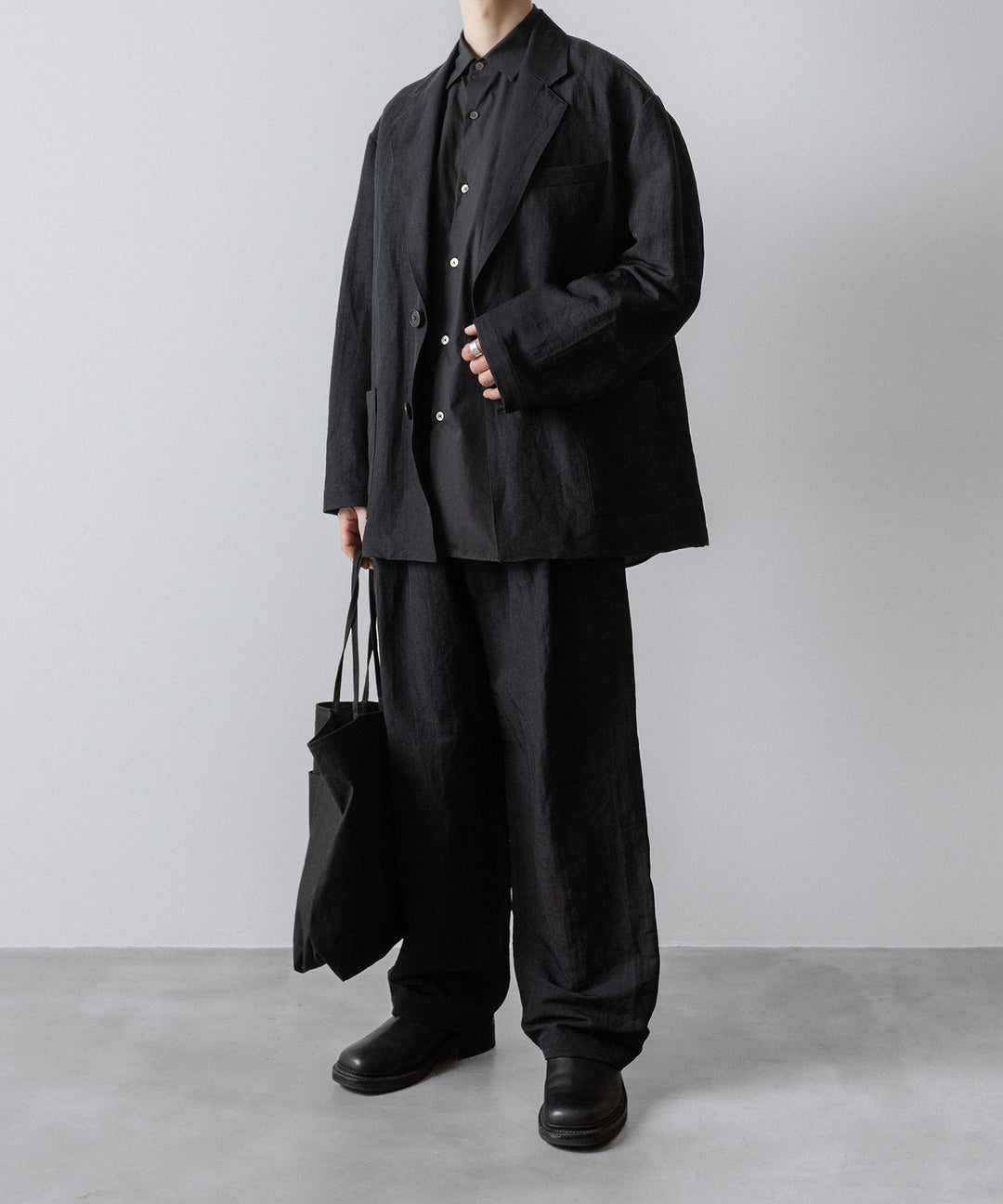 ssstein(シュタイン)のOVERSIZED SS SHIRT - BLACKの公式通販サイトsession福岡セレクトショップ