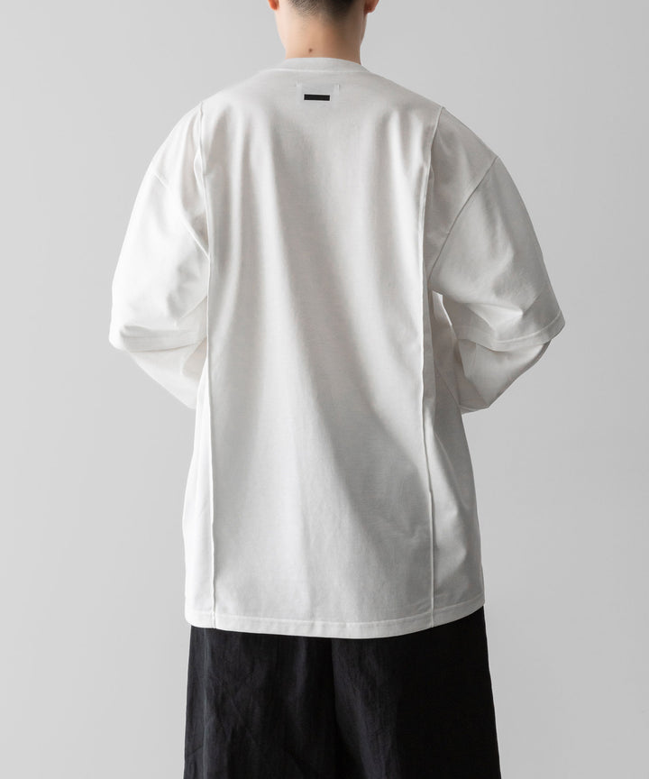 ssstein(シュタイン)のOVERSIZED LAYERED SLEEVE TEE - WHITEの公式通販サイトsession福岡セレクトショップ