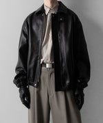 画像をギャラリービューアに読み込む, ssstein(シュタイン)のLEATHER ZIP SHORT JACKET - BLACKの公式通販サイトsession福岡セレクトショップ
